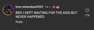 A fan's comment